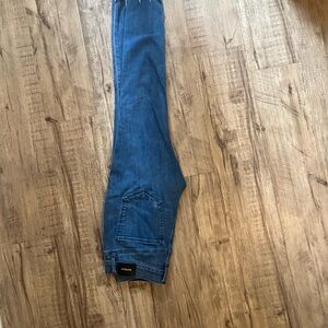 Express Blue Ankle & Cropped Jeans